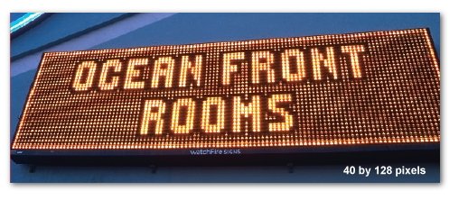 35mm LED signs college photo