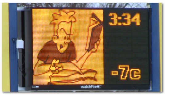 19mm LED signs school photo
