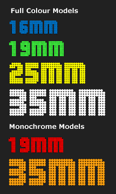LED sign models graphic